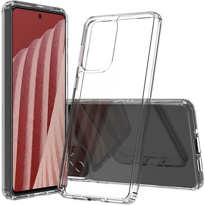 Mobigear Crystal Gennemsigtig Samsung Galaxy A73 Hårdt Bagsidecover - Gennemsigtig