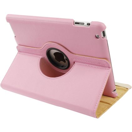 Mobigear DuoStand iPad 4 (2012) Roterande Plånboksfodral - Rosa