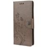 Mobigear Flowers Samsung Galaxy A33 Pungetui med Seddelrum - Grå