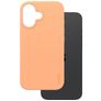 CARE by PanzerGlass Fashionable iPhone 16 Silicone MagSafe Capa traseira - Peachy