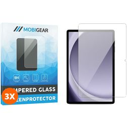 Mobigear Samsung Galaxy Tab A9 Plus (2023) Härdat glas Skärmskydd - Skalvänligt (3-pack)