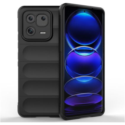 Mobigear Bumpy Xiaomi 13 Pro Flexibilní TPU Zadní kryt - Černá