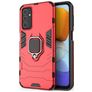 Mobigear Armor Ring Samsung Galaxy M23 Hardcase Back cover Antiurto con anello - Rosso
