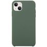 Mobigear Rubber Touch iPhone 15 Plus Silikone Bagsidecover - Grøn