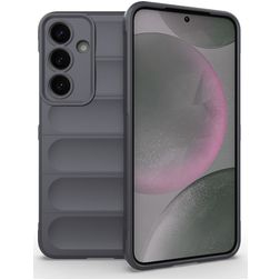 Mobigear Bumpy Samsung Galaxy S25 Plus TPU flexible Carcasa - Gris