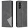 Mobigear Rhombus Slim Samsung Galaxy A55 Funda tipo libro - Negro