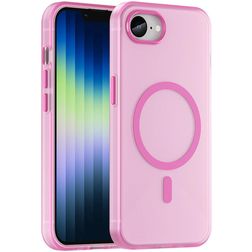 Mobigear Shockproof iPhone 16e MagSafe Hardcase Back cover - Rosa