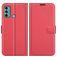 Mobigear Classic Motorola Moto G60 Funda tipo libro Cartera - Rojo