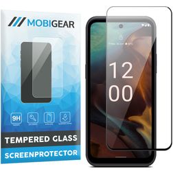 Mobigear Premium Nokia XR21 Tempered Glass Screen Protector - Case Friendly - Black
