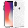 Mobigear Diamond iPhone XS Max Fodral Hårdplast Skal - Vit / Transparent