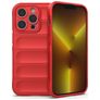 Mobigear Bumpy iPhone 14 Pro Flexibel TPU Skal - Röd