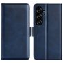 Mobigear Slim Magnet Samsung Galaxy S23 FE Knížkové pouzdro Peněženka - Tmavě modrá