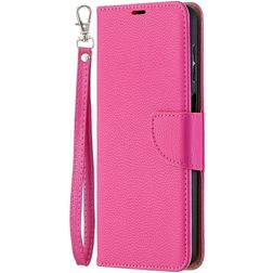 Mobigear Excellent Samsung Galaxy A12 Pungetui med Seddelrum - Magenta