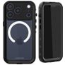 Mobilize Waterproof iPhone 17 Pro Max Resistente al agua MagSafe Funda Plástico rígido Carcasa - Negro