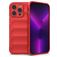 Mobigear Bumpy iPhone 14 Pro Max Fleksibel TPU Bagsidecover - Rød