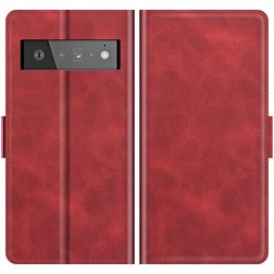 Mobigear Slim Magnet Google Pixel 6 Pro Cover a libro portafoglio - Rosso