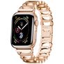 Mobigear Vienna Steel Apple Watch Strap Butterfly closure - 49/46/45/44 mm - Rose Gold
