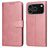 Mobigear Wallet iPhone 18 Pro Plånboksfodral med sedelfack - Roséguld