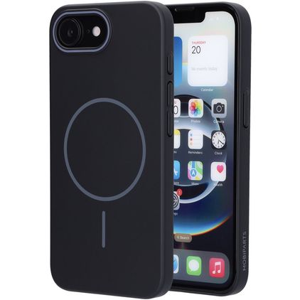 Mobiparts Slim Line iPhone 17e MagSafe Funda Plástico rígido Carcasa - Onyx Black