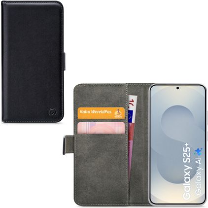 Mobilize Classic Gelly Wallet Samsung Galaxy S26 Plus Lompakkokotelo + Setelitasku - Musta