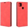 Mobigear Retro Slim Xiaomi Redmi 9C Funda tipo libro Cartera - Rojo
