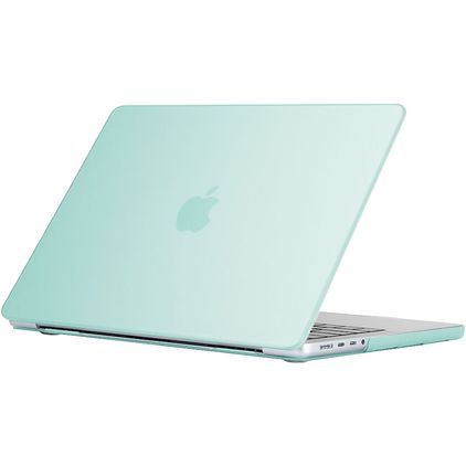 Mobigear Glossy MacBook Pro 14 Inch (2021-2026) Hardshell MacBook Case - Green - Model A2442 / A2779 / A2918 / A2992 / A3401 / A3112 / A3434 / A3427 / A3426