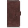 Mobigear Croco Google Pixel 6a Funda tipo libro Cartera - Marrón