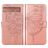 Mobigear Butterfly Google Pixel 7a Wallet case - Rose Gold