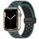 Mobigear Sport Plus Mag Correa Silicona Cierre magnético para Apple Watch - 49/46/45/44 mm - Negro / Verde