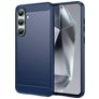 Mobigear Brushed Slim Samsung Galaxy S24 FE TPU flexível Capa traseira - Azul