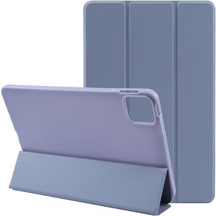 Mobigear Tri-Fold Gel iPad Pro 13 polegadas (2025) TPU / Pele sintética Capa livro - Roxo