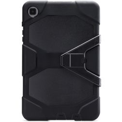 Xccess Survivor Essential Samsung Galaxy Tab A7 Lite Capa Plástico rígido / Silicone Capa traseira + Suporte - Preto