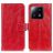 Mobigear Basic Xiaomi 13 Funda tipo libro Cartera - Rojo