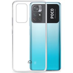 Mobilize Gelly Transparentní POCO M4 Pro 5G Flexibilní TPU Zadní kryt - Průhledná