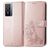 Mobigear Clover Vivo Y76 Lompakkokotelo + Setelitasku - Ruusukulta
