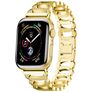 Mobigear Vienna Steel Apple Watch Strap Butterfly closure - 42/41/40/38 mm - Gold