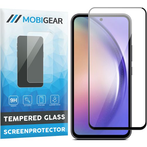 Mobigear Premium Samsung Galaxy A54 Cristal templado Protector de pantalla - Compatible con fundas - Negro