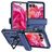 Mobigear Armor Ring Motorola Razr 50 Hardcase Back cover Antiurto con anello - Blu