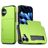 Mobigear Card iPhone 18 Hardcase Back cover Antiurto con portacarte - Verde