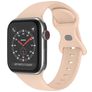 Mobigear Sport Dual Silikon Apple Watch Armband Stiftspänne - 49/46/45/44 mm - Pastellrosa