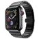 Mobigear Madrid Rustfrit stål Apple Watch Urrem Sommerfuglelås - 49/46/45/44 mm - Sort