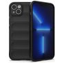 Mobigear Bumpy iPhone 14 Plus Fleksibel TPU Bagsidecover - Sort