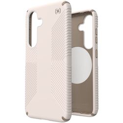 Speck Presidio2 Grip Magnet Samsung Galaxy S25 MagSafe Kova Suojakuori Iskunkestävä - Bleached Bone