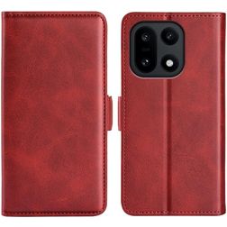 Mobigear Slim Magnet OnePlus 15 Pungetui med Seddelrum - Rød