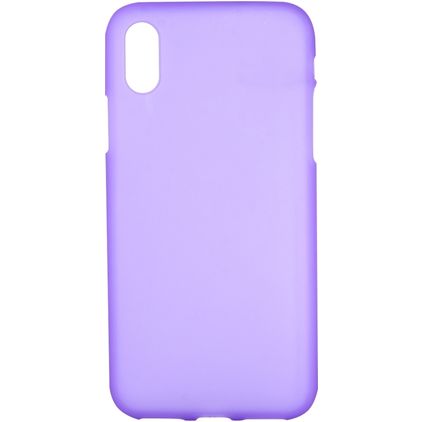 Mobigear Colors iPhone XS Max Flexibilní TPU Zadní kryt - Fialová