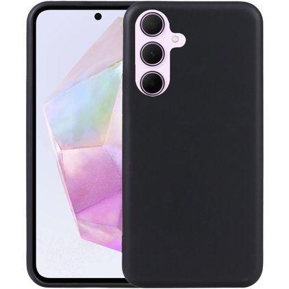 Mobigear Basics Samsung Galaxy A36 TPU flexível Capa traseira - Preto