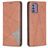 Mobigear Rhombus Slim Nokia G42 Plånboksfodral - Brun