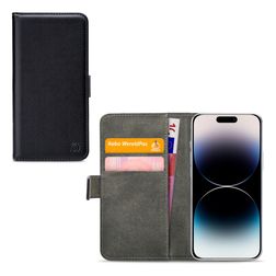 Mobilize Classic Gelly Wallet iPhone 14 Pro Lompakkokotelo + Setelitasku - Musta