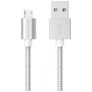 Mobigear USB-A til Micro USB Kabel 0,25 m - Hvid