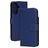 Mobiparts Samsung Galaxy A36 Piel auténtica Funda tipo libro Cartera - Azul
